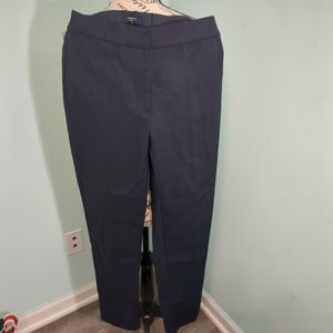 NWT FRNCH Paris Marine Blue elastic waist pants Trousers large